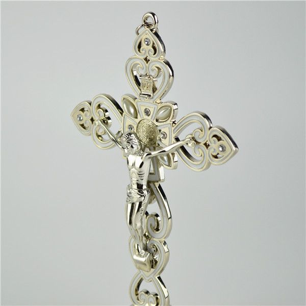 Silver and Pearl Cross (crucifix)